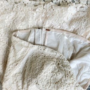 Free people mini white dress